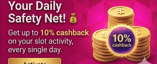VIP Weekly Cashback Rebate promotion